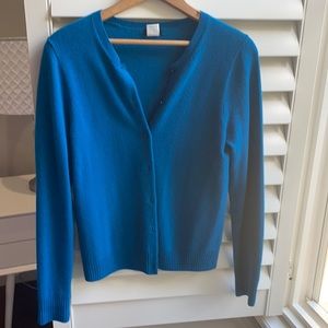 J Crew 100% cashmere cardigan M
